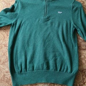 Boys Vineyard Vines Quarter Zip Sweater EUC